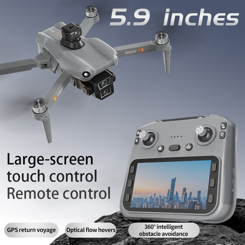 Drone Gimbal 2 Axis - L300 Pro GPS Profesyonel Drone, 4K