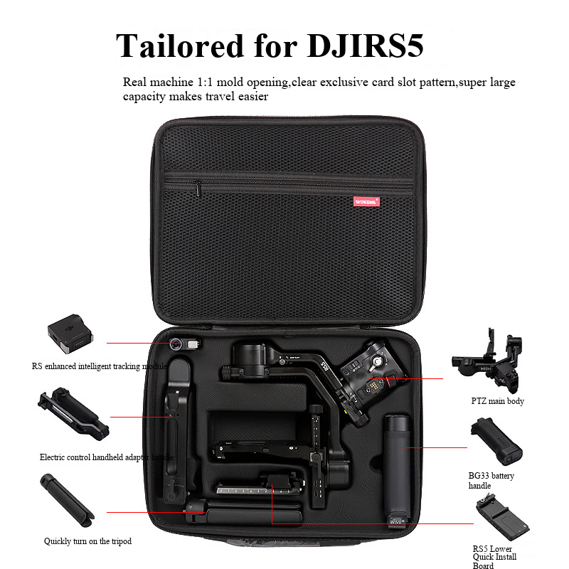 DJI RS 5 için omuzdan askili ç - Drone Gimbal Case incelemesi ve fiyatı
