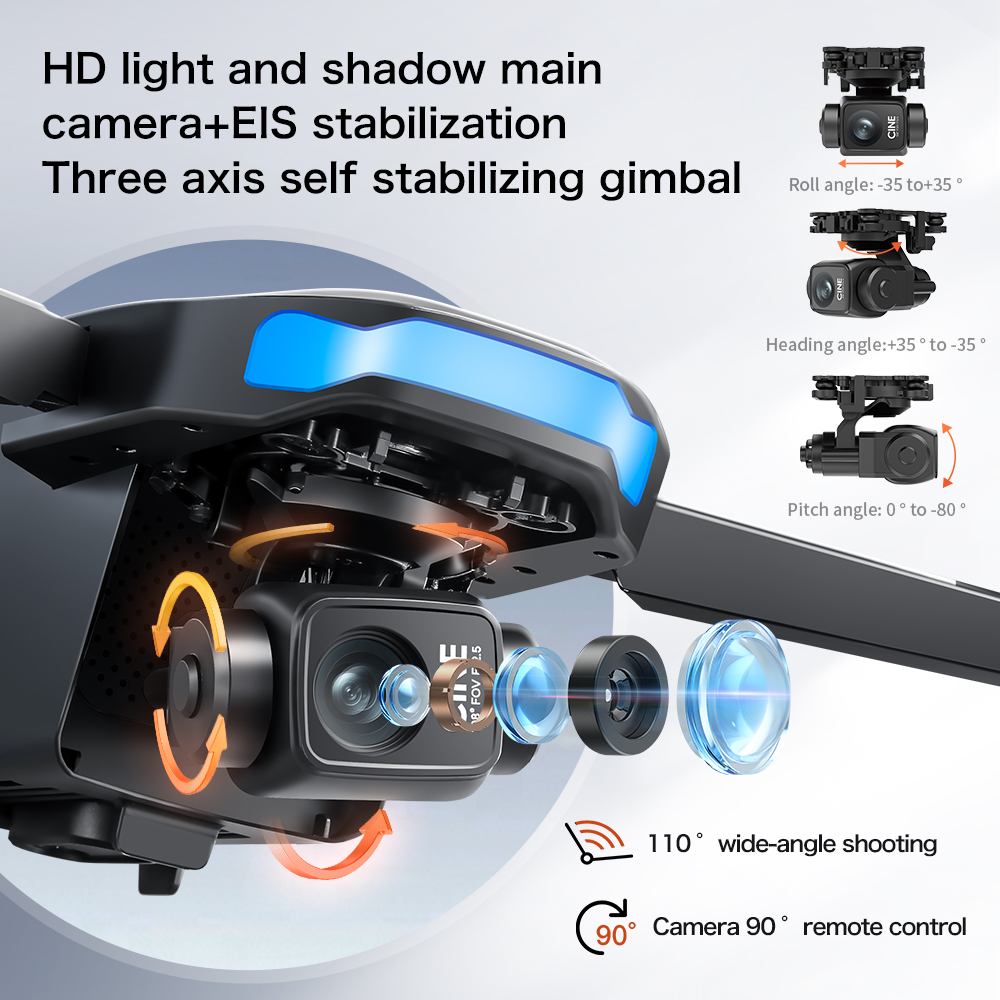 Yeni S-X1 MAX Drone GPS 8K Pro - Drone Gimbal Case incelemesi ve fiyatı